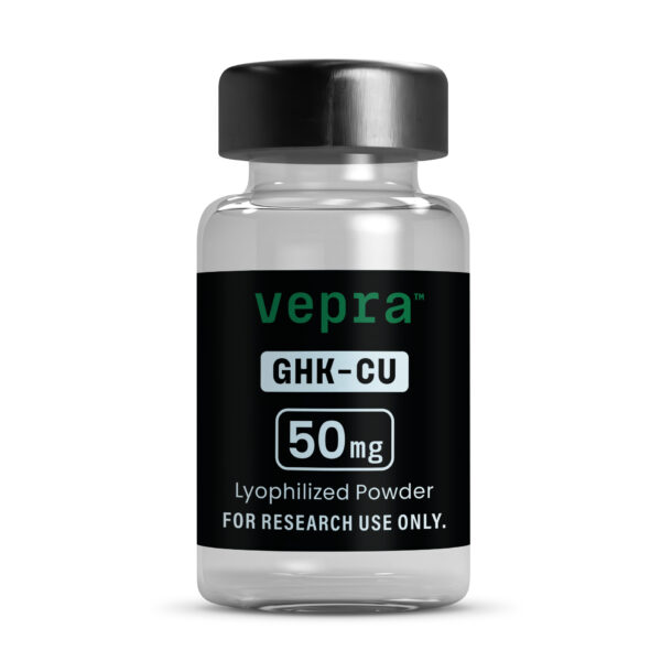 Vepra Peptides GHK-CU 50mg GHK-Cu 50mg lyophilized research peptide vial