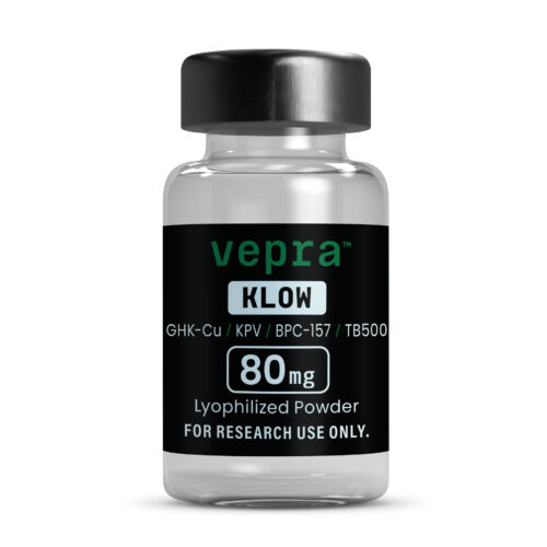 Vepra Peptides KLOW 80mg KLOW 80mg lyophilized research peptide blend vial