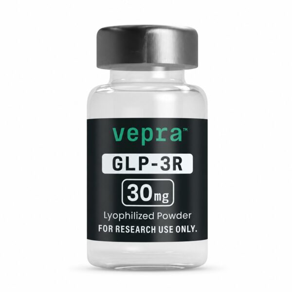 GLP-3R 30mg lyophilized research peptide vial